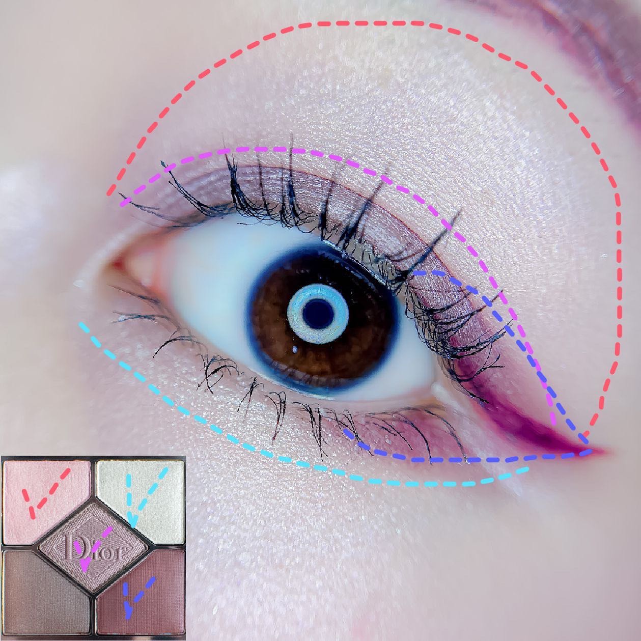 【旧】サンク クルール クチュール/Dior/アイシャドウパレットを使ったクチコミ（2枚目）