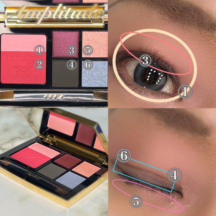 コンスピキュアス アイ&チークカラーパレット リミテッドコレクション b/Amplitude/アイシャドウパレットを使ったクチコミ(6枚目)
