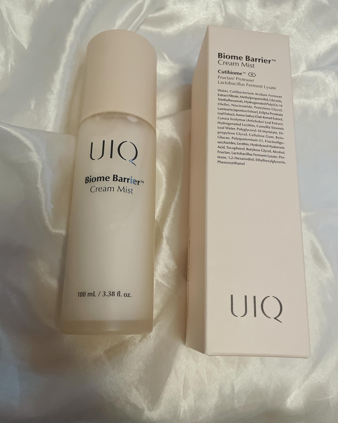バイオームバリア クリームミスト/UIQ/ミスト状化粧水を使ったクチコミ（1枚目）