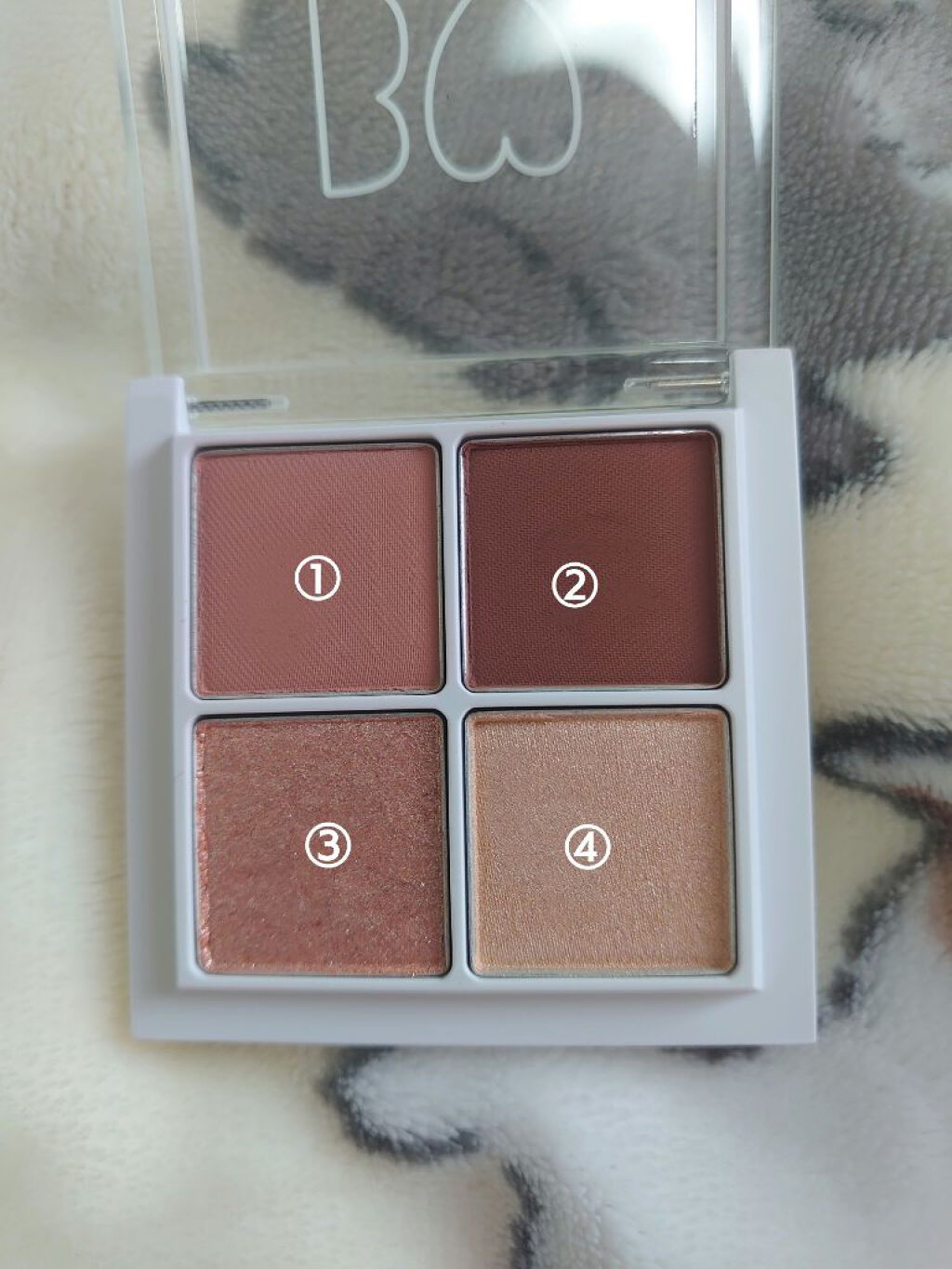 THE アイパレR/b idol/アイシャドウパレットを使ったクチコミ（2枚目）