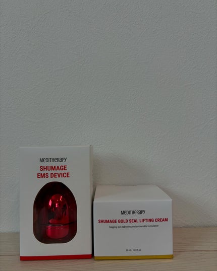 シューマジゴールド糸リフティングクリーム+EMS美顔器/MEDITHERAPY/フェイスクリームを使ったクチコミ(10枚目)
