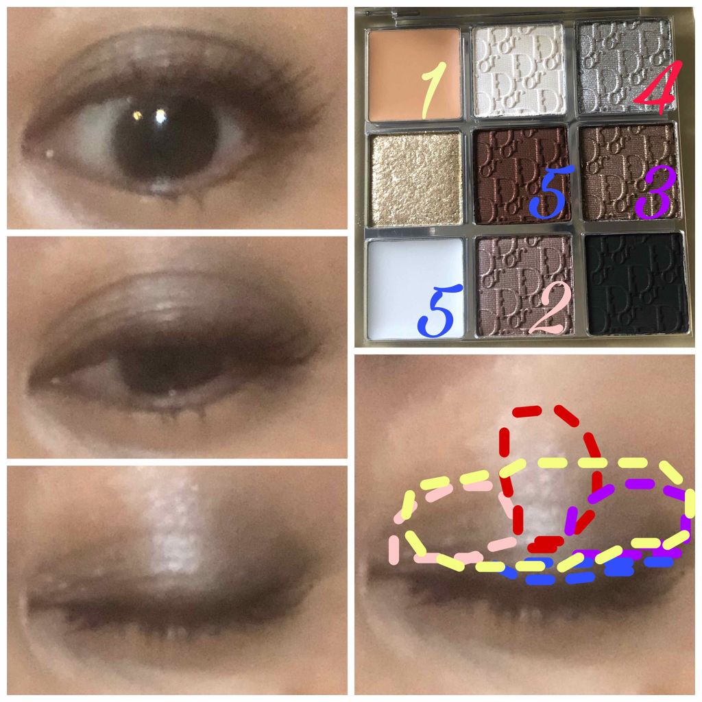ディオール バックステージ アイ パレット/Dior/アイシャドウパレットを使ったクチコミ(3枚目)
