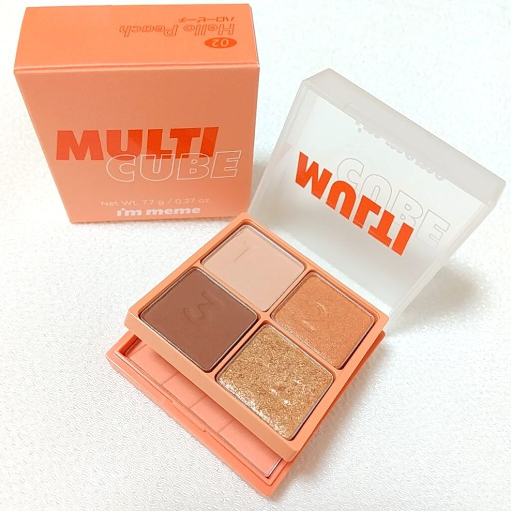 マルチキューブ/i’m meme/アイシャドウパレットを使ったクチコミ（1枚目）