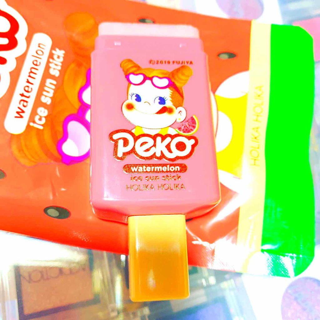 スイカアイスサンスティック/HOLIKA HOLIKA/日焼け止めスティックを使ったクチコミ（1枚目）