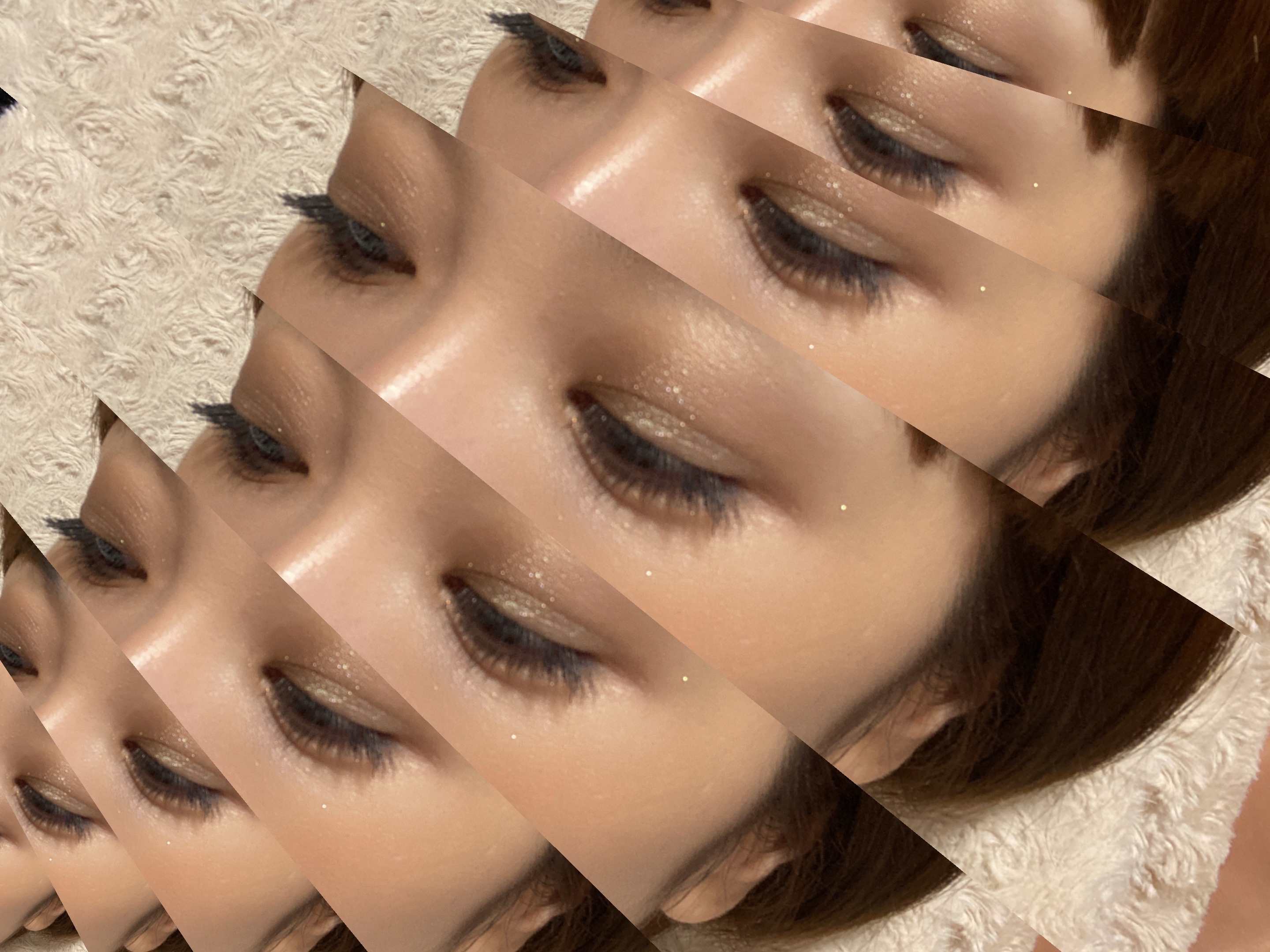 スパークリング アイカラー 05 フレンチ プレス/PAUL & JOE BEAUTE/単色アイシャドウを使ったクチコミ（3枚目）