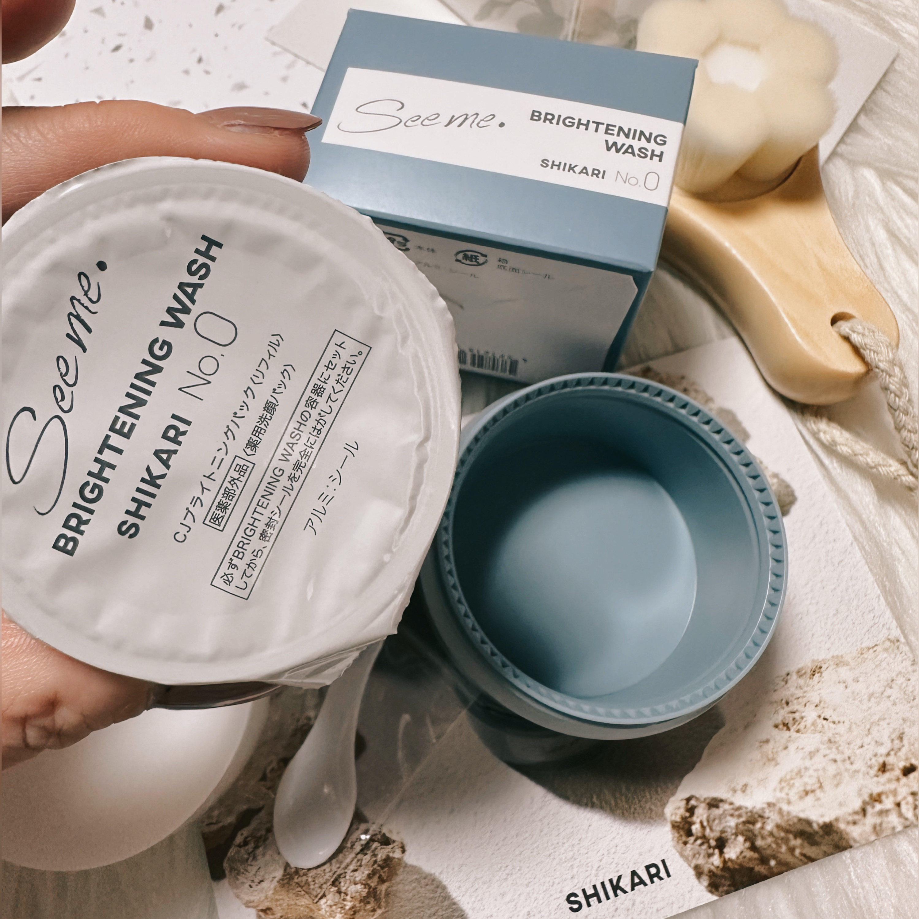 BRIGHTENING WASH/SHIKARI/その他洗顔料を使ったクチコミ（2枚目）