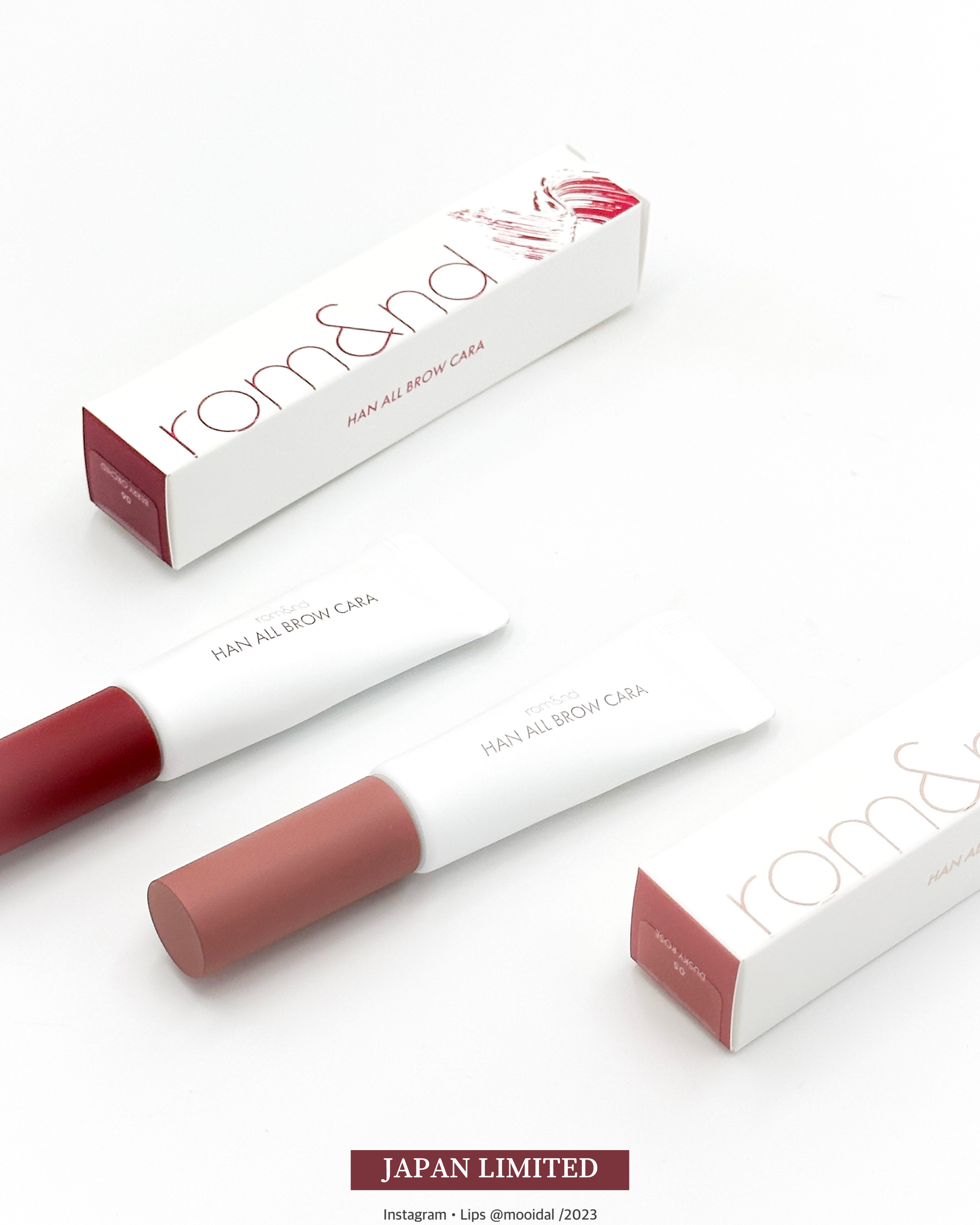 ハンオールブロウカラ/rom&nd/眉マスカラを使ったクチコミ（3枚目）