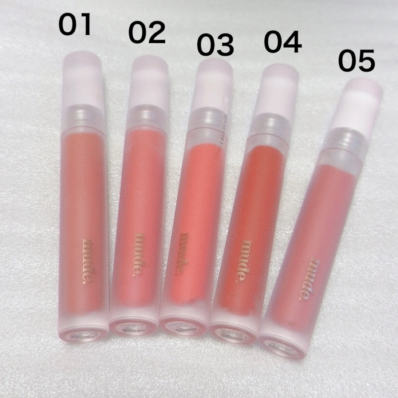 ソフトブラーティント/mude./リップティントを使ったクチコミ（3枚目）