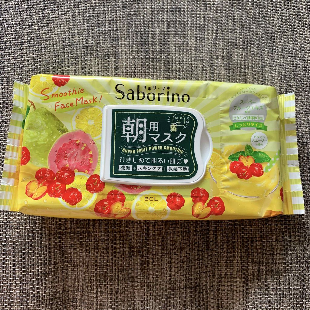 目ざまシート ビタミンスムージーの香り/サボリーノ/シートマスク・パックを使ったクチコミ（1枚目）