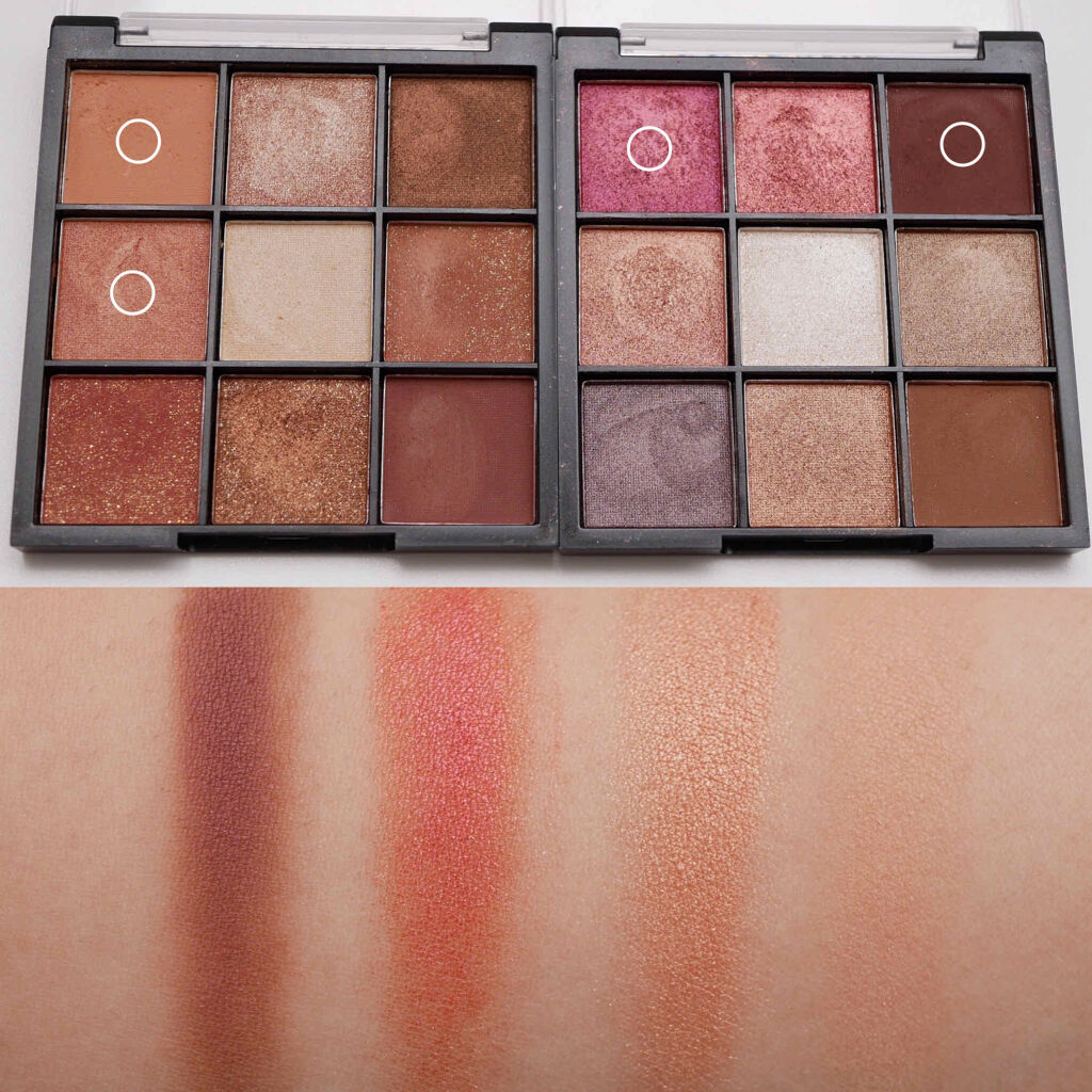 UR GLAM　BLOOMING EYE COLOR PALETTE/U R GLAM/アイシャドウパレットを使ったクチコミ（3枚目）