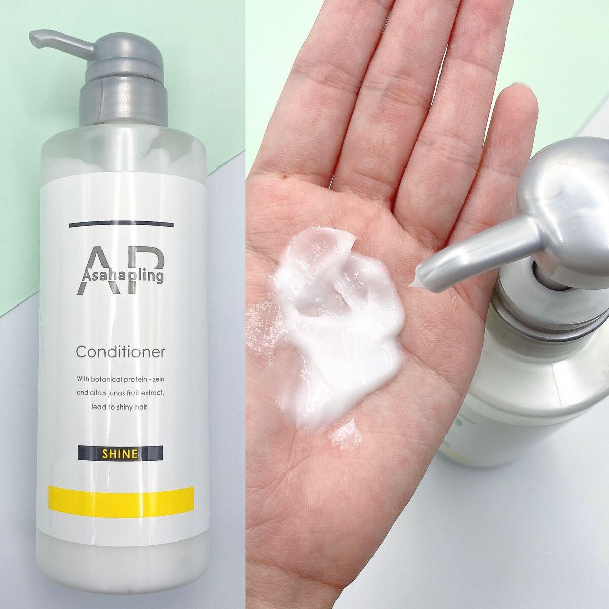 朝日禾玲 シャンプー／コンディショナー SHINE/ASAHAPLING/市販シャンプーを使ったクチコミ（3枚目）