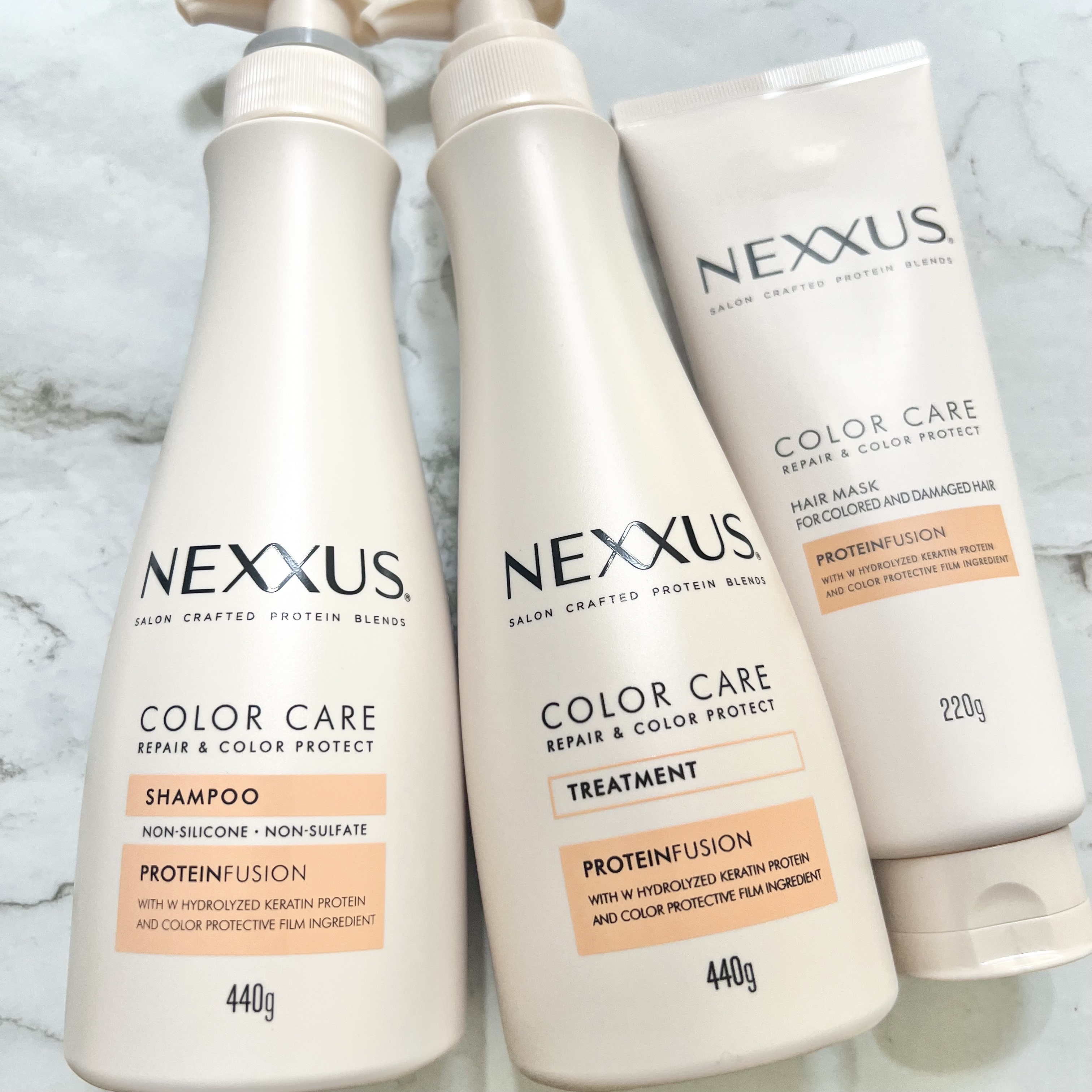 ネクサス リペア＆カラープロテクト シャンプー／トリートメント/NEXXUS(ネクサス)/市販シャンプーを使ったクチコミ（1枚目）