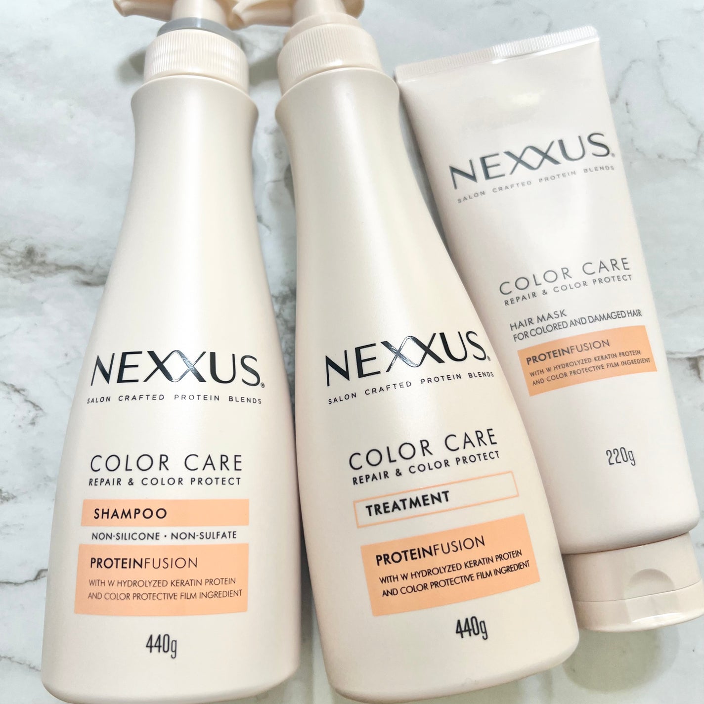 ネクサス リペア&カラープロテクト シャンプー/トリートメント/NEXXUS(ネクサス)/市販シャンプーを使ったクチコミ(1枚目)