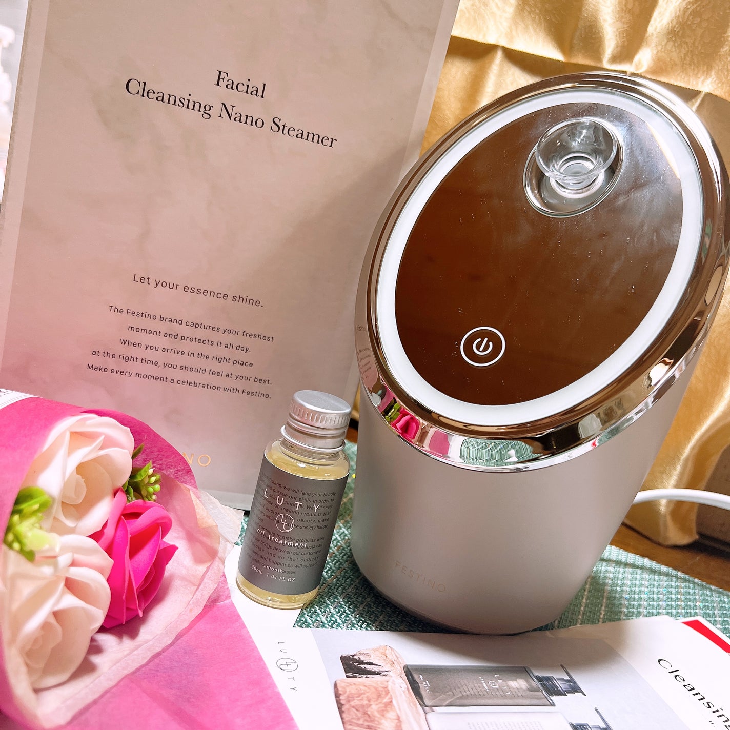 フェイシャルクレンジングナノスチーマー/FESTINO/美顔器・マッサージを使ったクチコミ(1枚目)