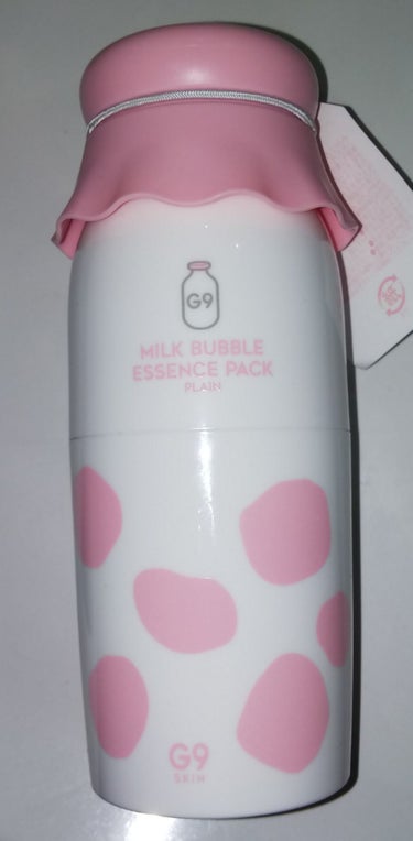 MILK BUBBLE ESSENCE PACK ＃PLAIN/G9SKIN/美容液を使ったクチコミ（1枚目）