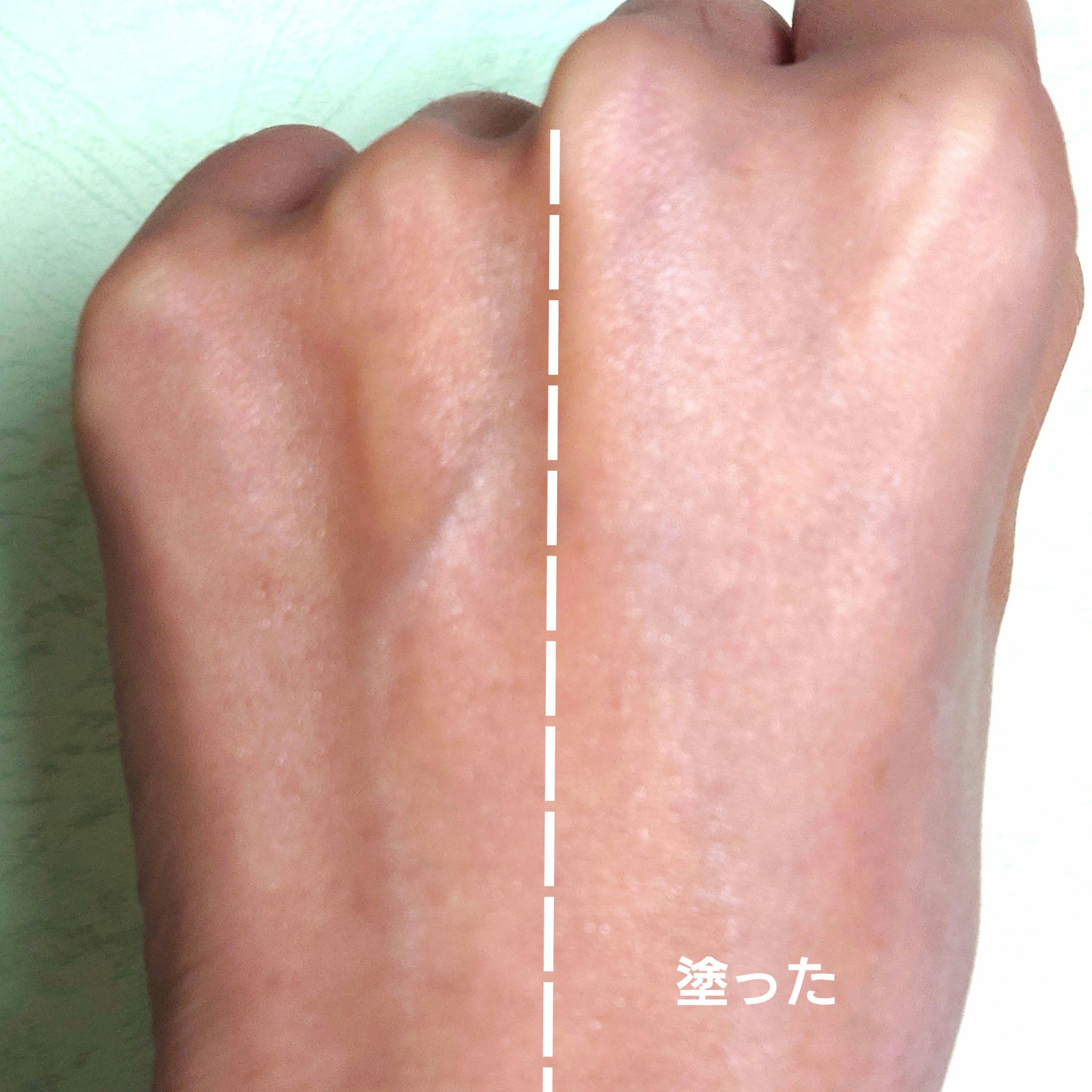 ブライトニングアップサンスティック SPF50+ PA++++/Dr.G/日焼け止めスティックを使ったクチコミ（3枚目）