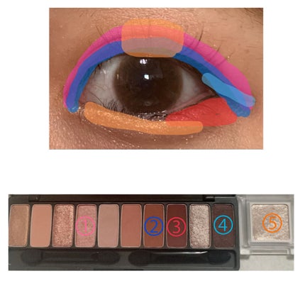 プレイカラー アイシャドウ/ETUDE/アイシャドウパレットを使ったクチコミ(4枚目)