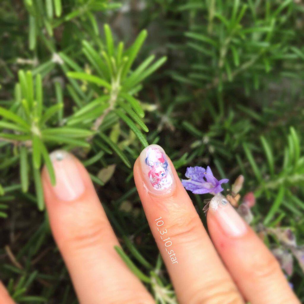 グロッシーコート/スキューズミー/オールインワンネイルを使ったクチコミ（2枚目）