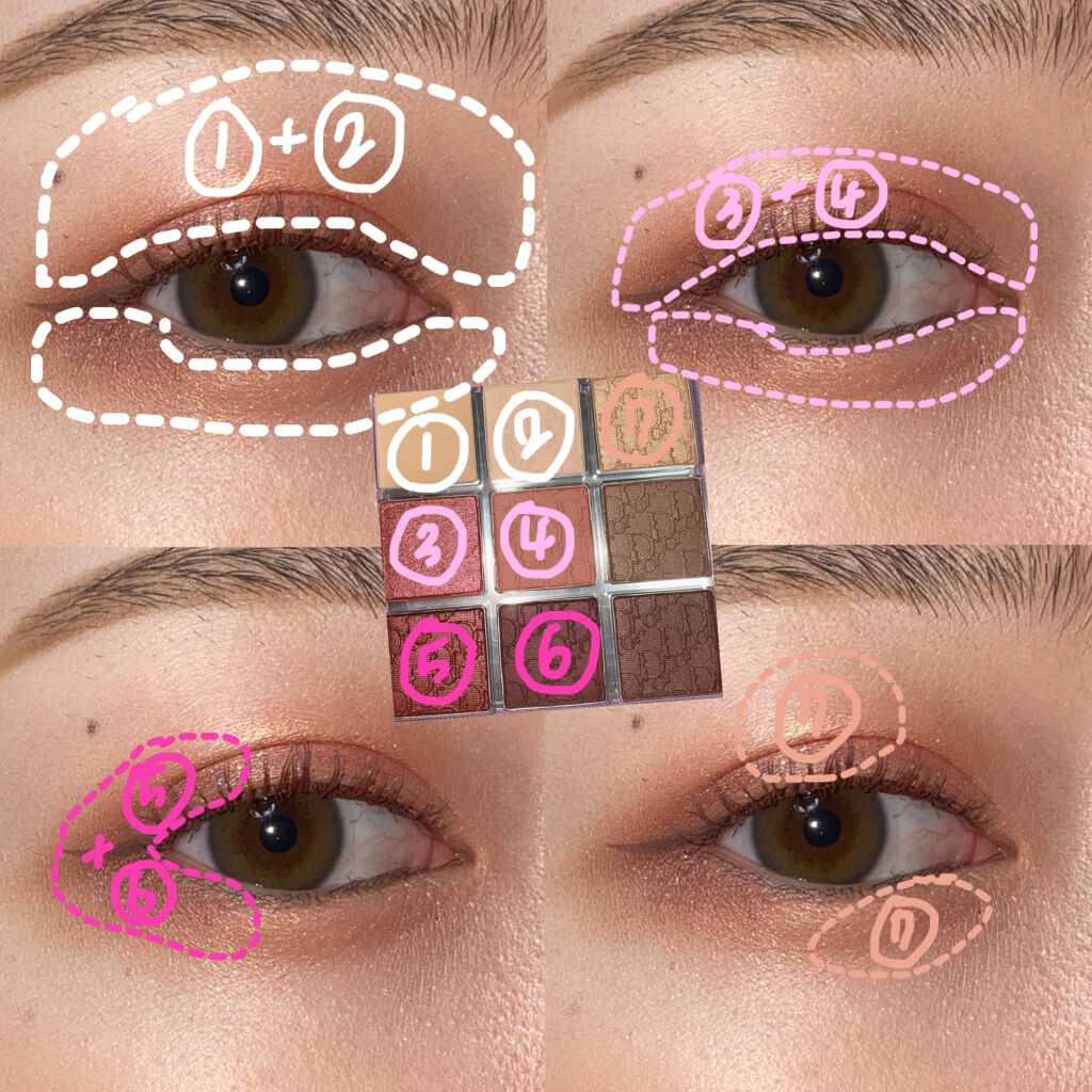 ディオール バックステージ アイ パレット/Dior/アイシャドウパレットを使ったクチコミ（2枚目）