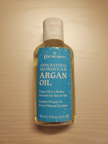 100% NATURAL MOROCCAN ARGAN OIL/COCOCARE/ヘアオイルを使ったクチコミ（1枚目）