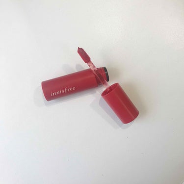 ビビッドコットン インクティント 4/innisfree/口紅を使ったクチコミ（2枚目）