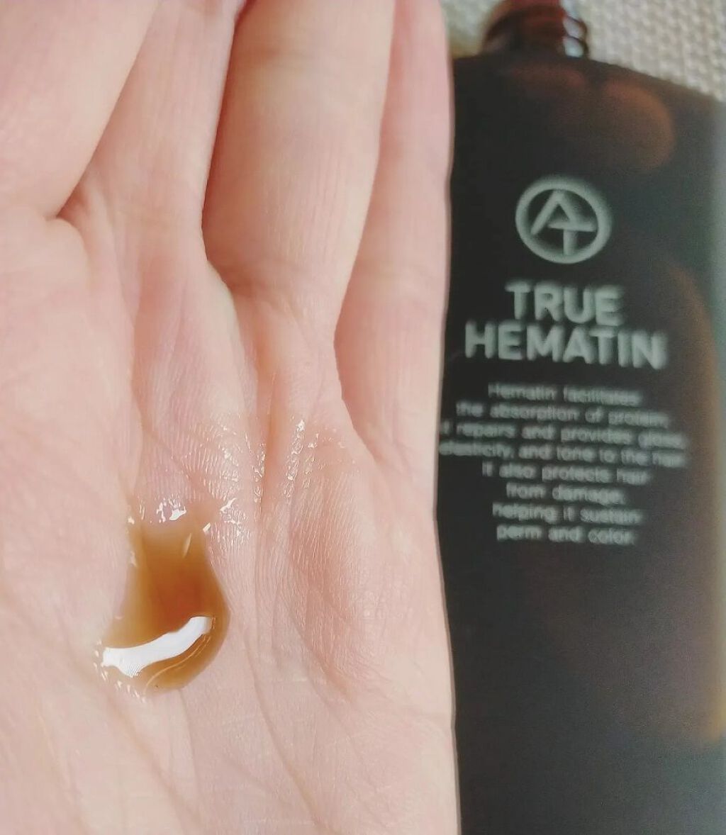 トゥルーヘマチン/AT(アット)/洗い流すヘアトリートメントを使ったクチコミ（2枚目）