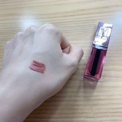 ルージュ ピュールクチュール ヴェルニ ウォーターグロウ/YVES SAINT LAURENT BEAUTE/口紅を使ったクチコミ(3枚目)