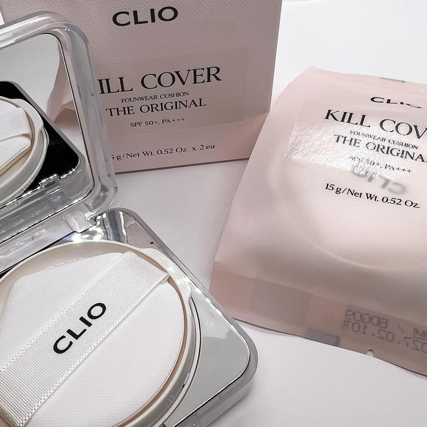 キル カバー ファンウェア クッション ザ オリジナル/CLIO/クッションファンデーションを使ったクチコミ(4枚目)