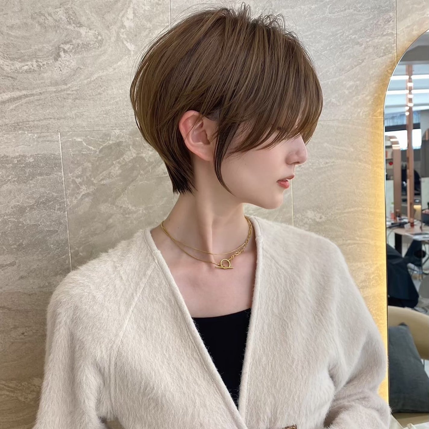 lond soleil 山本樹理 on LIPS 「大人上品ショートヘア❣️@juuuuri89←ご予約はこちら..」(7枚目)