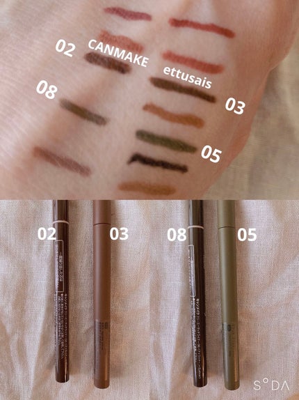 クリーミータッチライナー/キャンメイク/ジェルアイライナーを使ったクチコミ(6枚目)