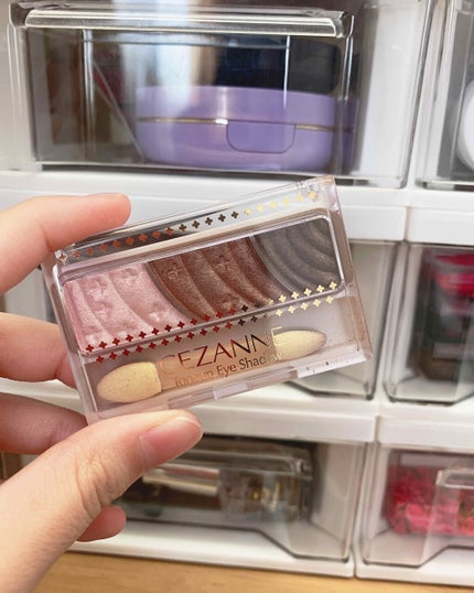 トーンアップアイシャドウ/CEZANNE/アイシャドウパレットを使ったクチコミ(1枚目)