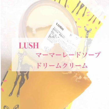 LUSHのマーマレードソープ🍊

柑橘系が好きな私は、お店の人に聞いてお勧めしてもらったのを購入！

使ってみたらすっごくいい匂いで、さっぱり！
テスト勉強の徹夜で疲れきった身体にすっごい癒しでした！
