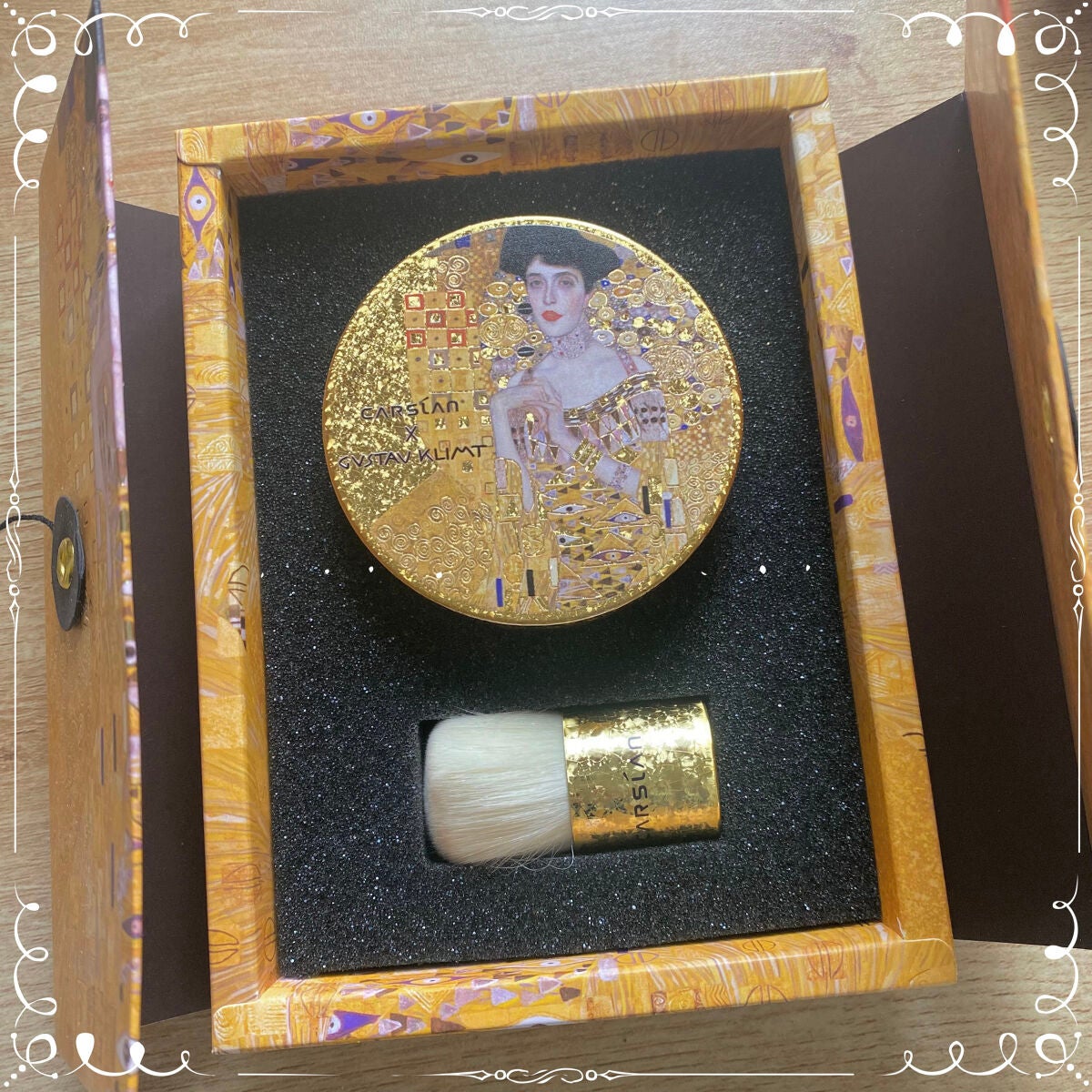 クリムト限定版エアクッションパウダー/CARSLAN/ルースパウダーを使ったクチコミ(2枚目)
