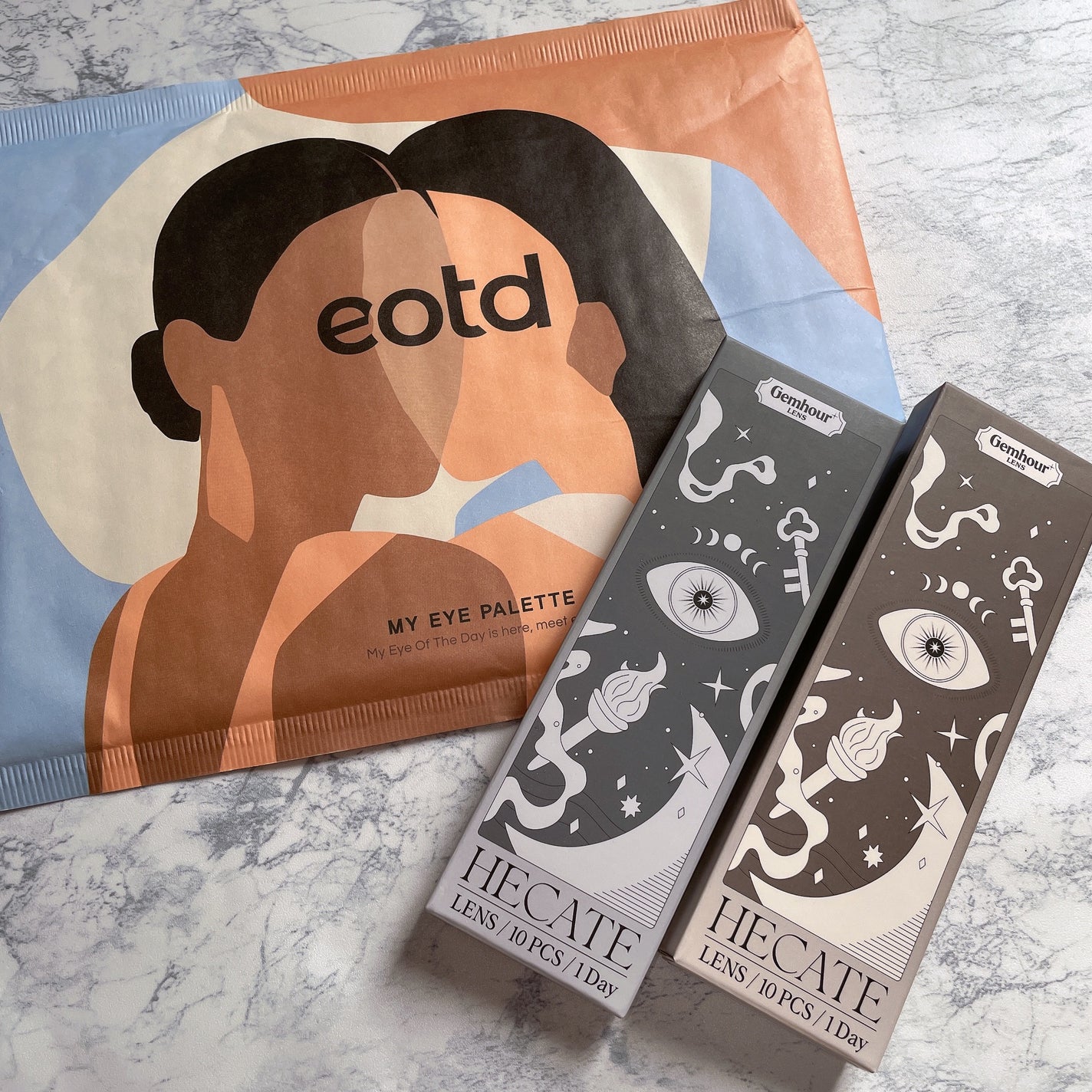 Hecate 1Day/Gemhour lens/カラーコンタクトレンズを使ったクチコミ(7枚目)