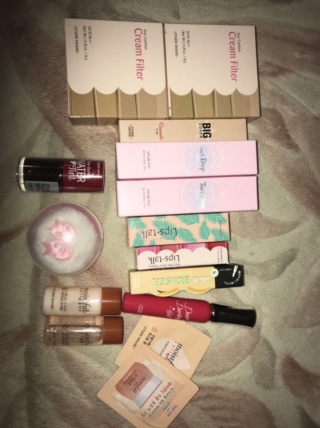 ラッキーバッグ ライフ・イズ・スィート　(福袋 2019)/ETUDE/メイクアップキットを使ったクチコミ（2枚目）