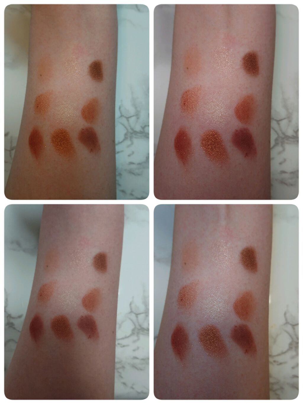 UR GLAM BLOOMING EYE COLOR PALETTE/U R GLAM/アイシャドウパレットを使ったクチコミ(2枚目)