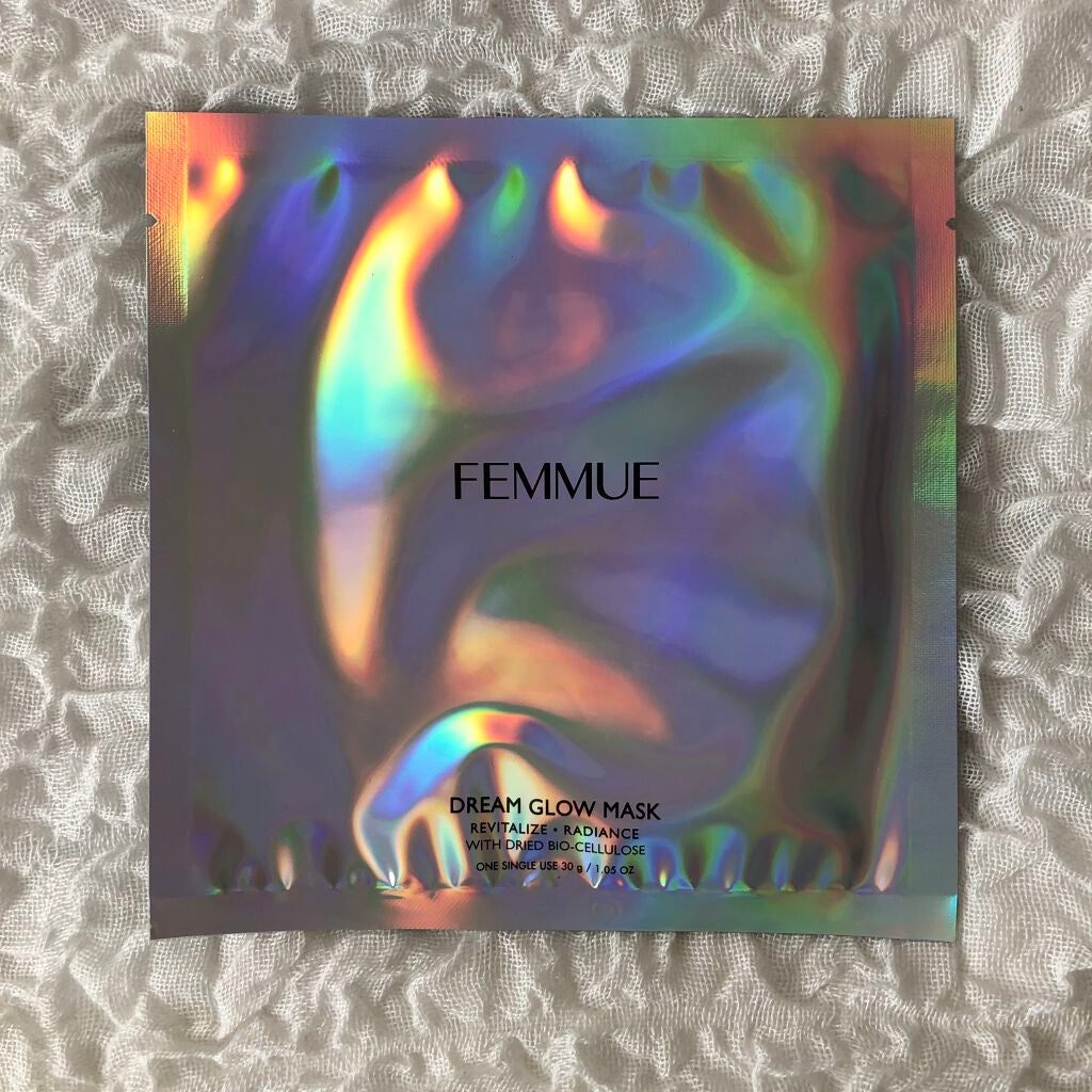 ドリームグロウマスク RR(透明感・キメ)/FEMMUE/シートマスク・パックを使ったクチコミ(1枚目)
