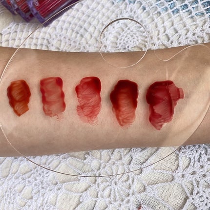 ザ ウォータリーデューティント/MERZY/リップティントを使ったクチコミ(3枚目)