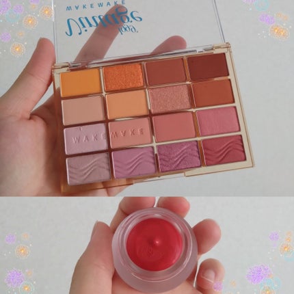 ソフトブラーリングアイパレット/wakemake/アイシャドウパレットを使ったクチコミ(4枚目)