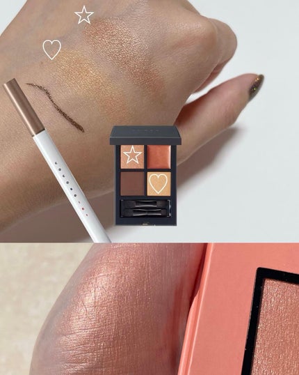 THREE シマリング グロー デュオ/THREE/クリームハイライトを使ったクチコミ(4枚目)