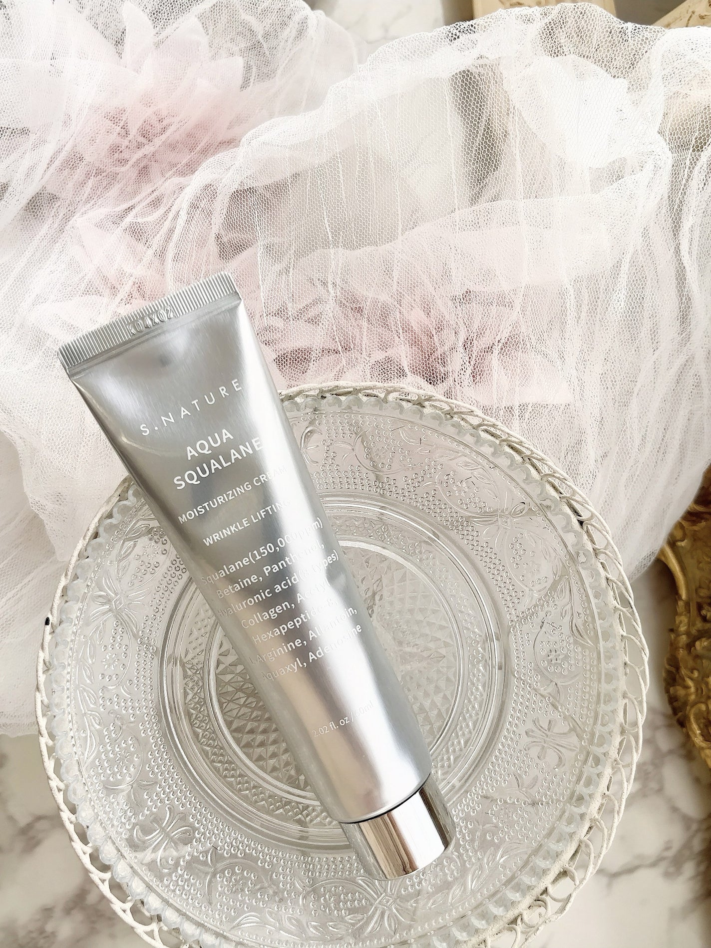 アクアスクワランモイスチャークリーム/S.NATURE/フェイスクリームを使ったクチコミ(3枚目)