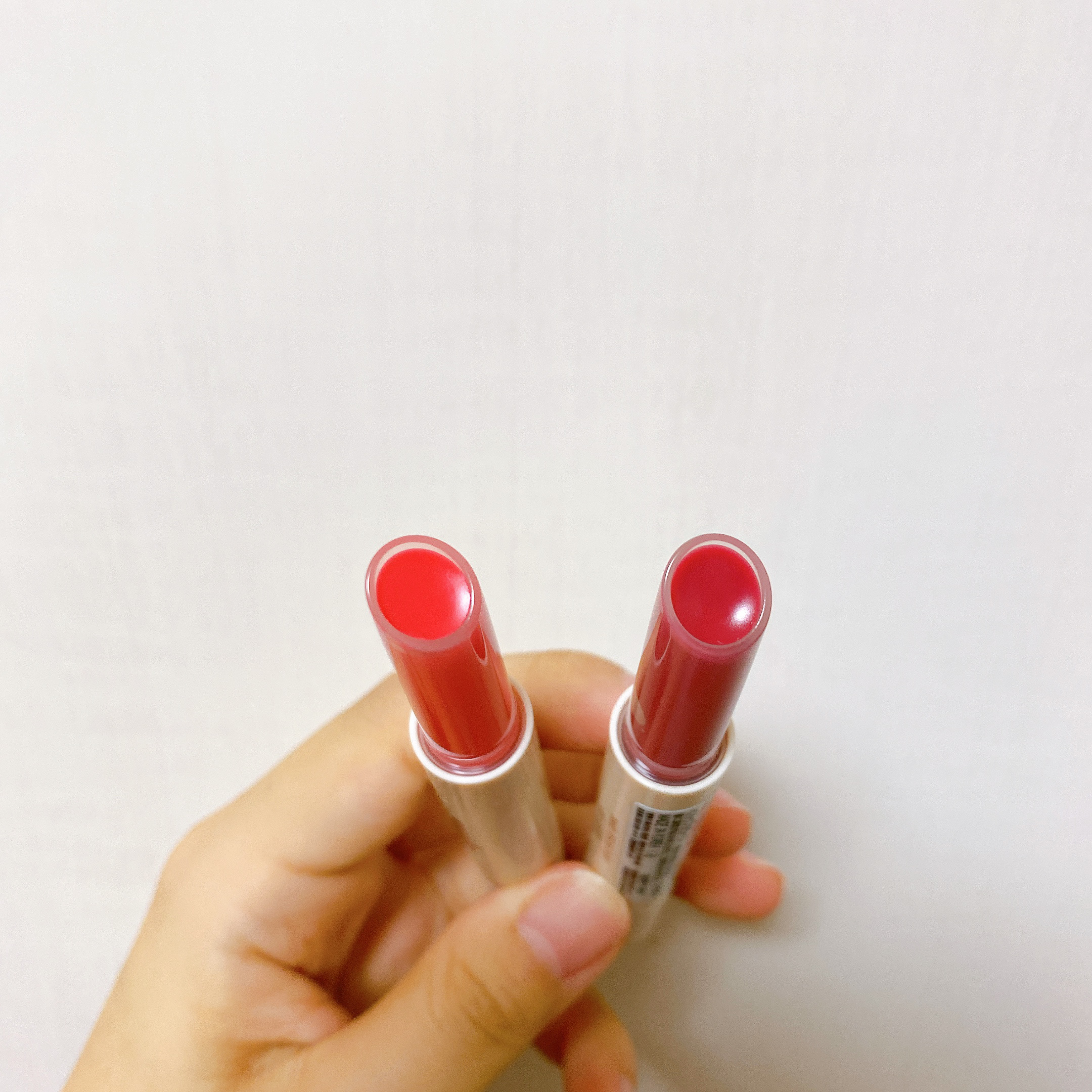 ドリズルバーム #07 アップルシュー/mude./口紅を使ったクチコミ（1枚目）