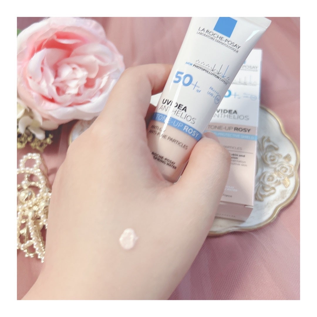 UVイデア XL プロテクショントーンアップ ローズ/ラ ロッシュ ポゼ/日焼け止めクリームを使ったクチコミ(2枚目)