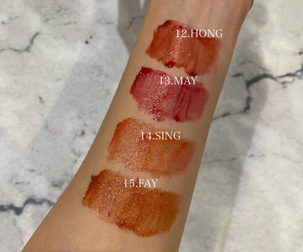 ハートクラッシュジェリーベルベットティント/HOLIKA HOLIKA/リップティントを使ったクチコミ(6枚目)