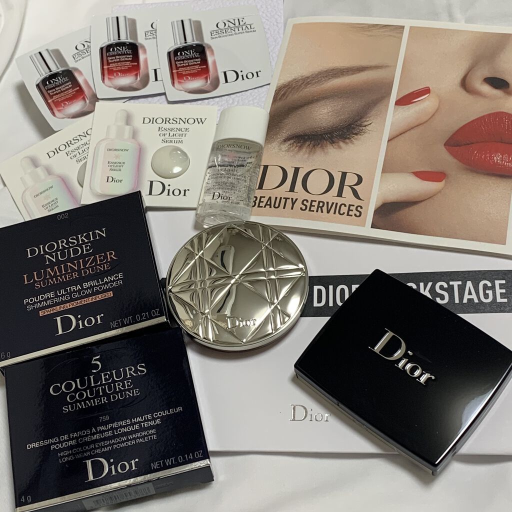 ディオールスキン ミネラル ヌード ルミナイザー パウダー ＜サマー デューン＞ 002 ピーチ デューン（生産終了）/Dior/プレストパウダーを使ったクチコミ（2枚目）
