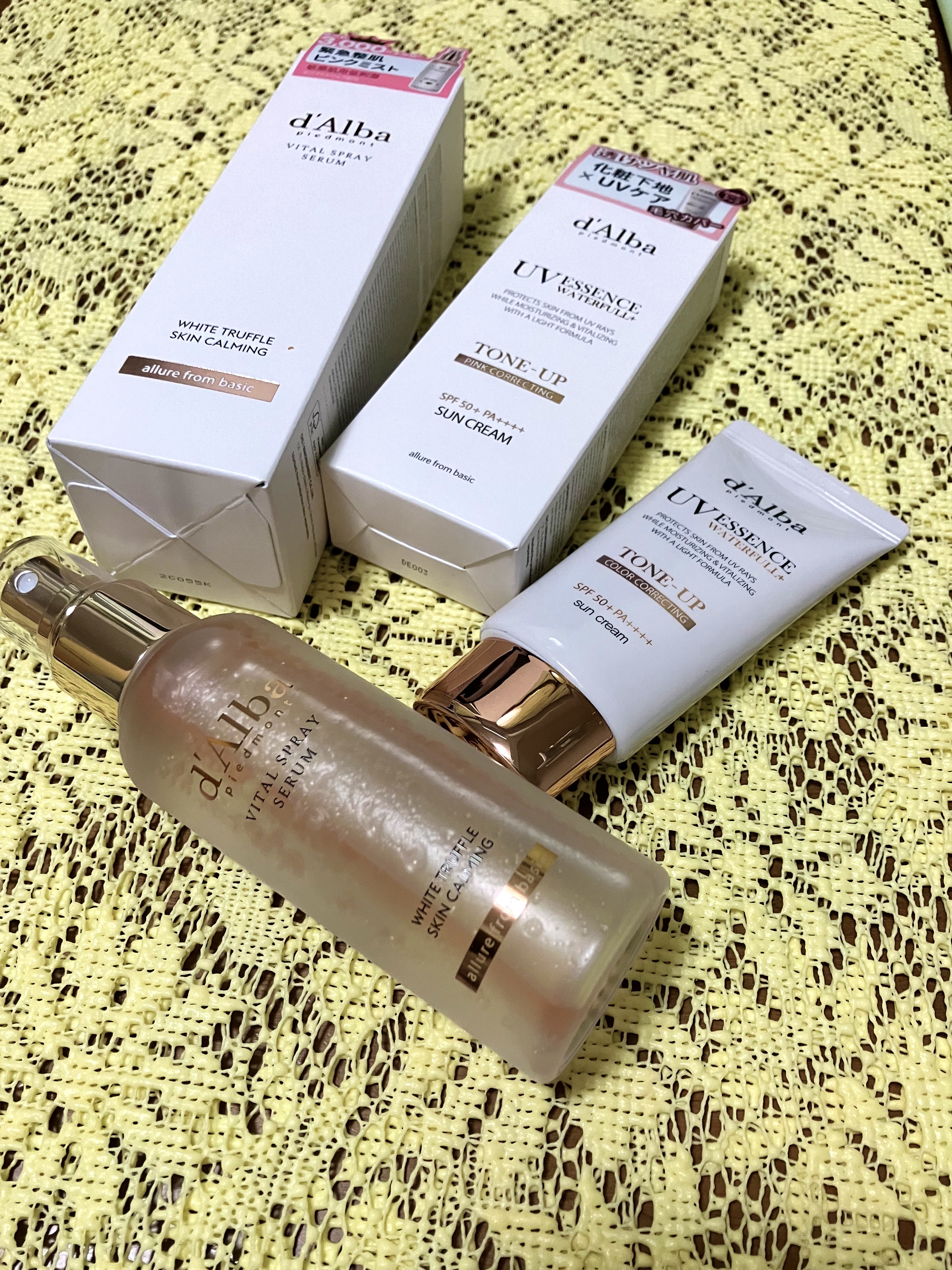 ダルバ ホワイトトリュフバイタルスプレーセラム/ダルバ/ミスト状化粧水を使ったクチコミ（1枚目）