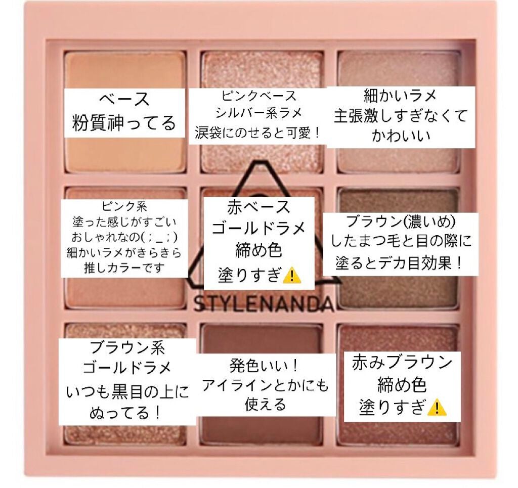 3CE マルチアイカラーパレット/3CE/アイシャドウパレットを使ったクチコミ(3枚目)