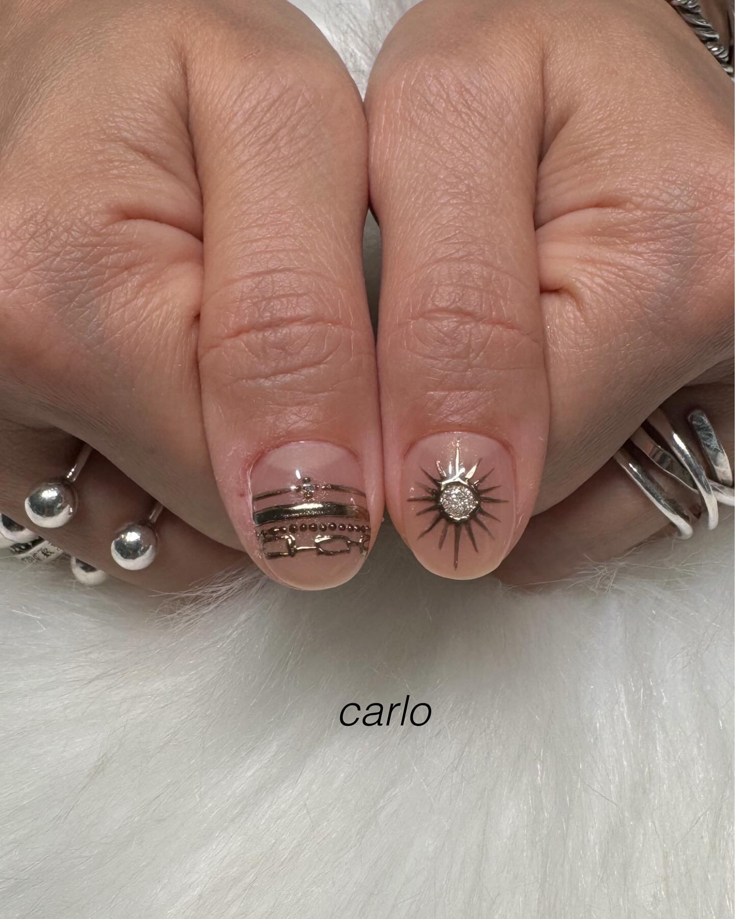 #ネイル,#手書きネイル,#ニュアンスネイル,#マグネットネイル,#トレンドネイルのネイルデザイン