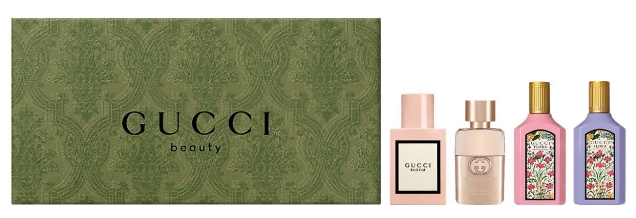 グッチ　ミニチュアギフトセット　香水　ギルティ　ブルーム　グッチフローラ　など 2024年4月10日（水）、グッチ フレグランスから人気のフローラル