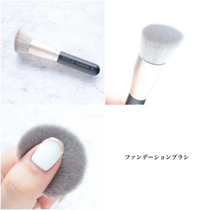 SIXPLUS 携帯用 メイクブラシ5本セット Playシリーズ/SIXPLUS/メイクブラシを使ったクチコミ(4枚目)